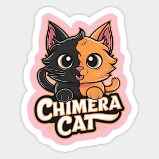 Chimera cat cut cat Sticker